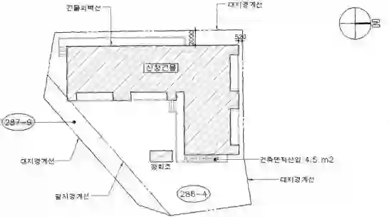 초성리 286-4 배치도 이미지